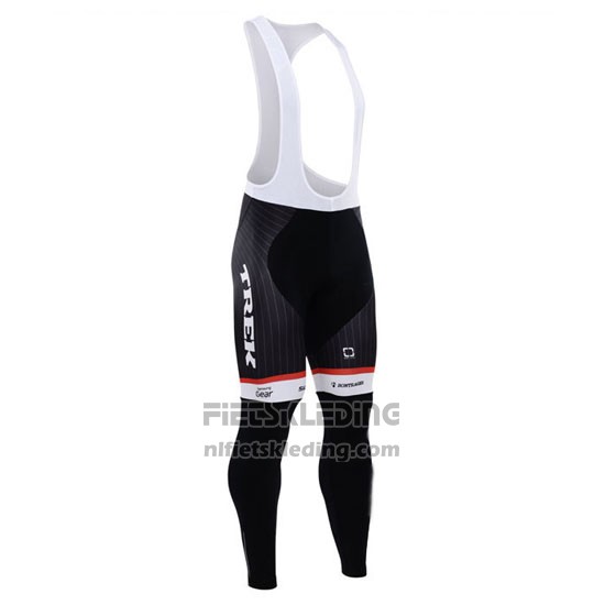 2015 Fietskleding Trek Factory Racing Factory Racing Wit en Zwart Lange Mouwen en Koersbroek